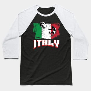 Rugby Italy Baseball T-Shirt